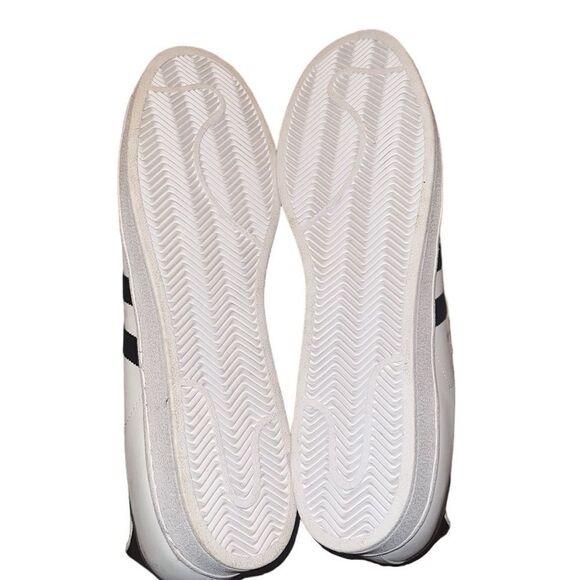Adidas Originals Superstar Foundation in White and Black Size 19 - Picture 4 of 5
